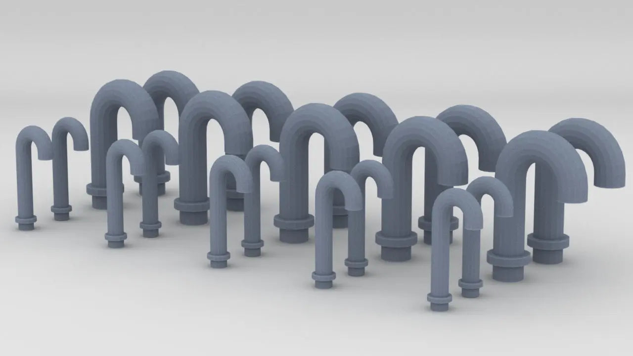 1/60 DKM Vent Tubes Set (20pcs) Resin3Dinteractive