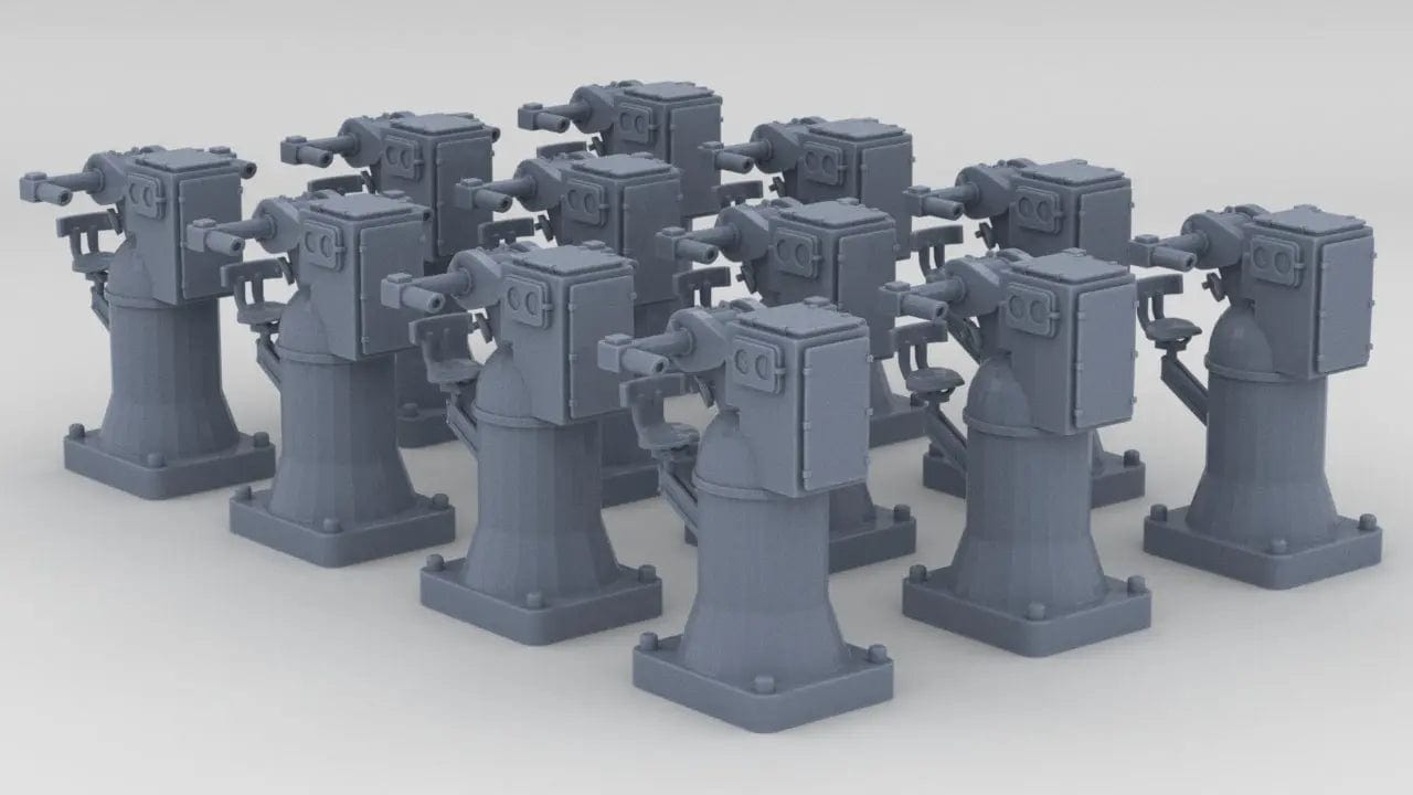 1/60 DKM Flak ZAG Set (12pcs) - distefan 3d print