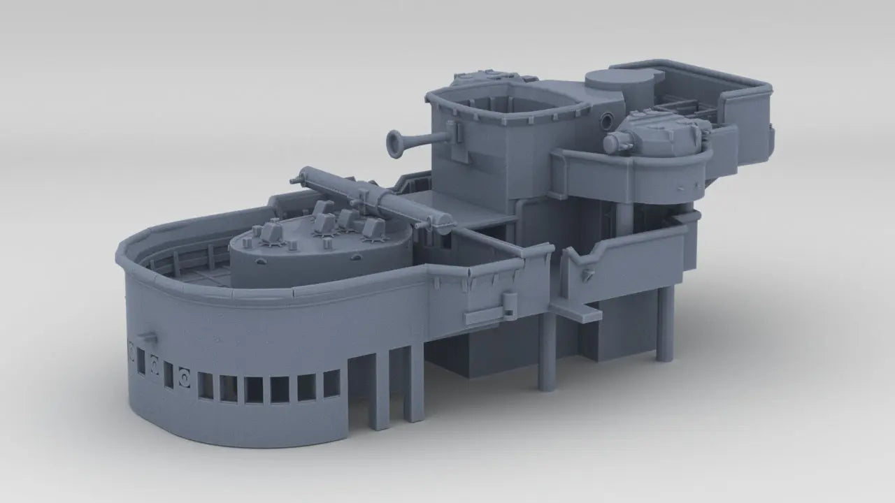 1/600 DKM Lutzow Forward Deck 3 & 4 - distefan 3d print