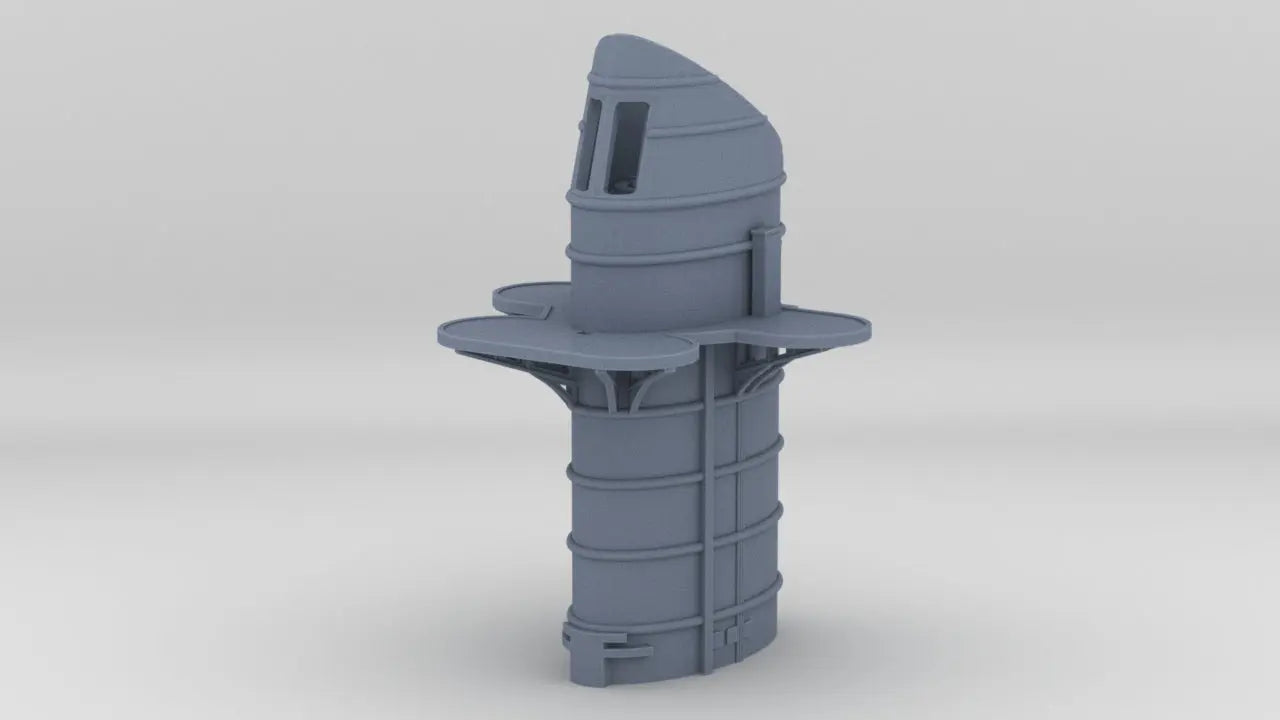 1/600 DKM Lutzow Funnel Resin3Dinteractive