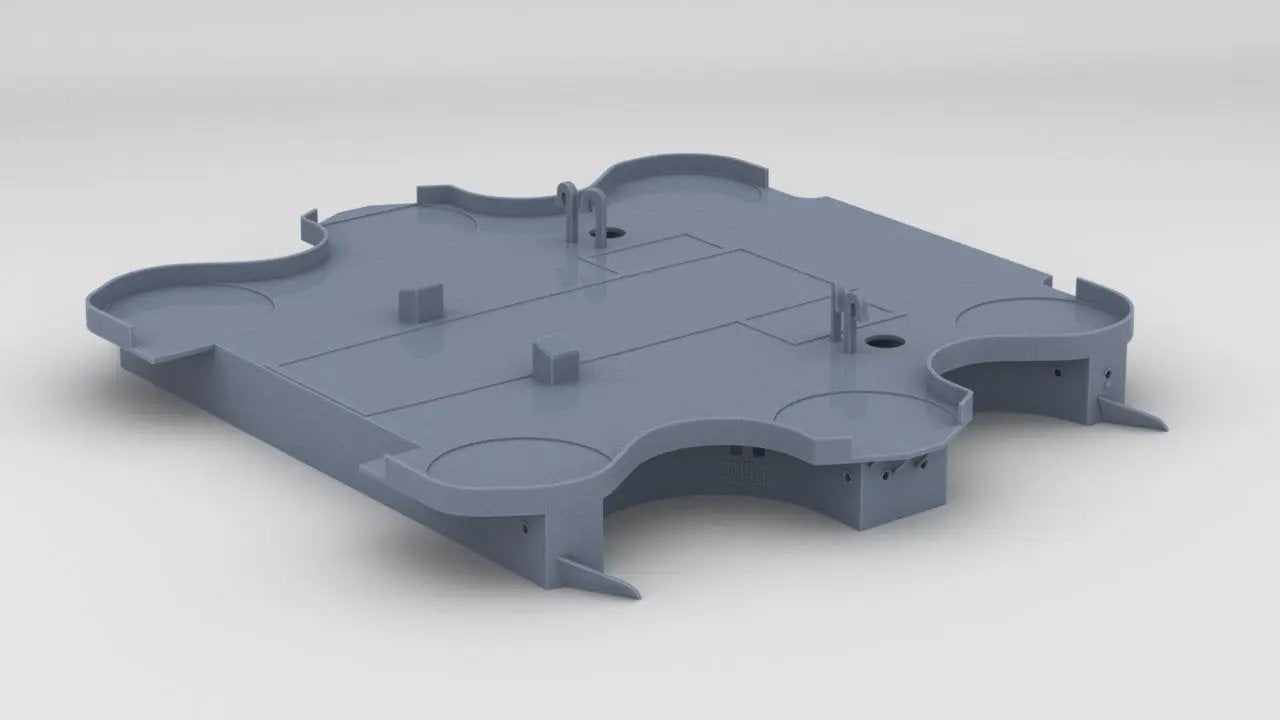 1/600 DKM Scharnhorst Amidships Funnel Deck 1 - distefan 3d print