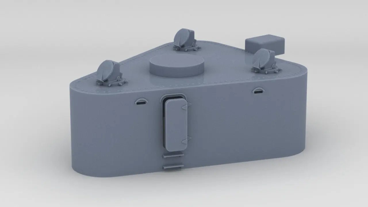 1/600 DKM Scharnhorst Fire Control Post Main - distefan 3d print