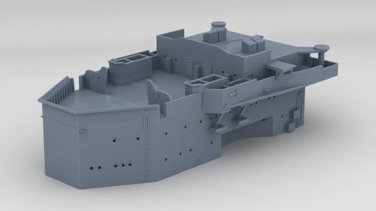 1/600 DKM Scharnhorst Forward Deck 2-3-4-5 - distefan 3d print