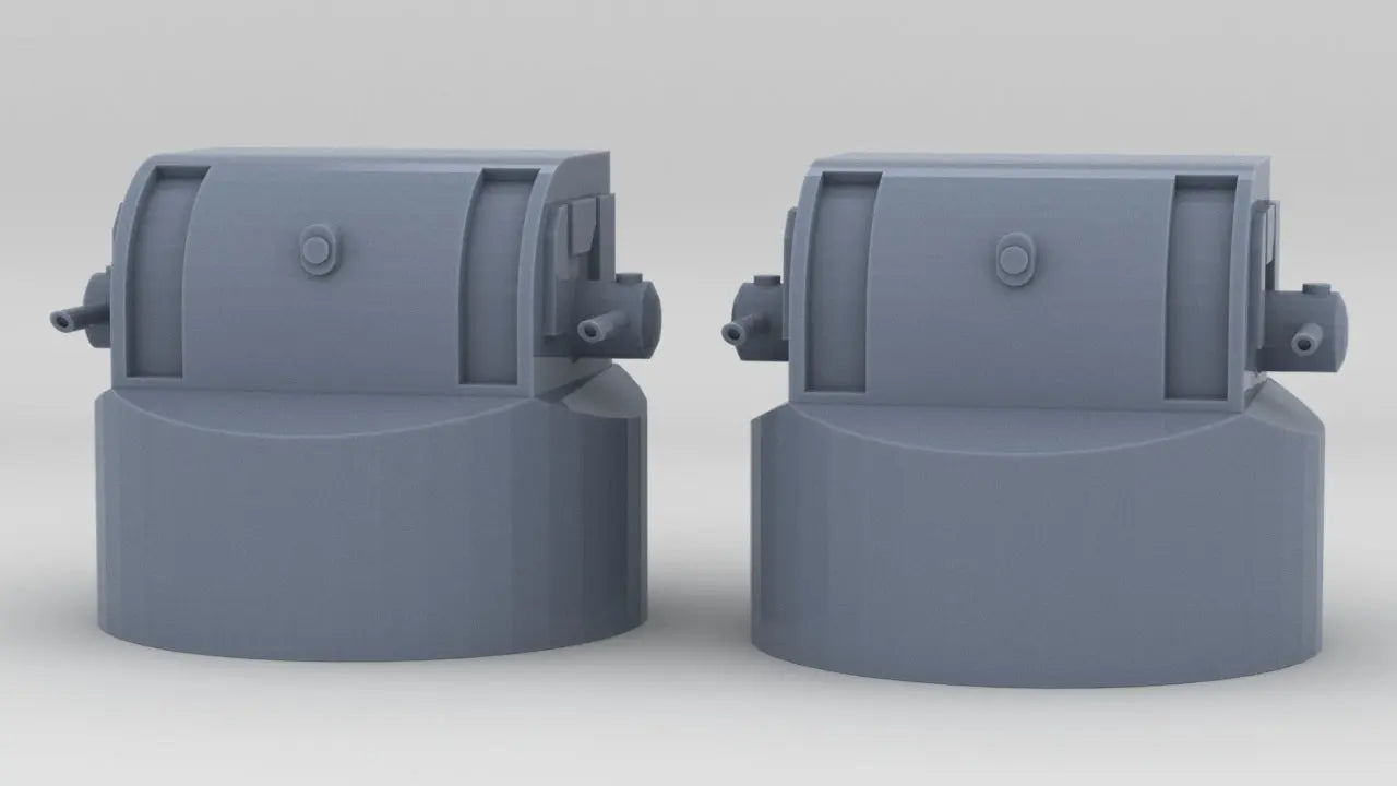 1/600 DKM Scharnhorst Rangefinder 3m Night Set (2pcs) - distefan 3d print