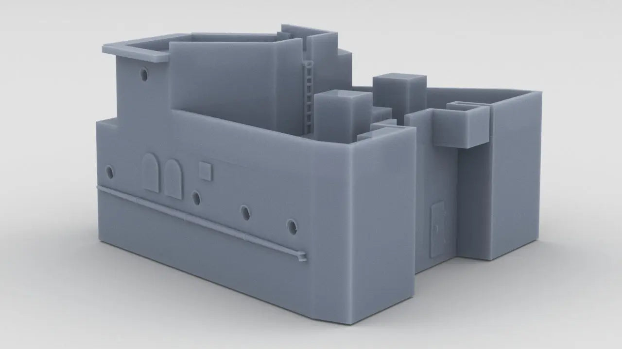 1/600 HMS Barham Superstructure Aft Resin3Dinteractive