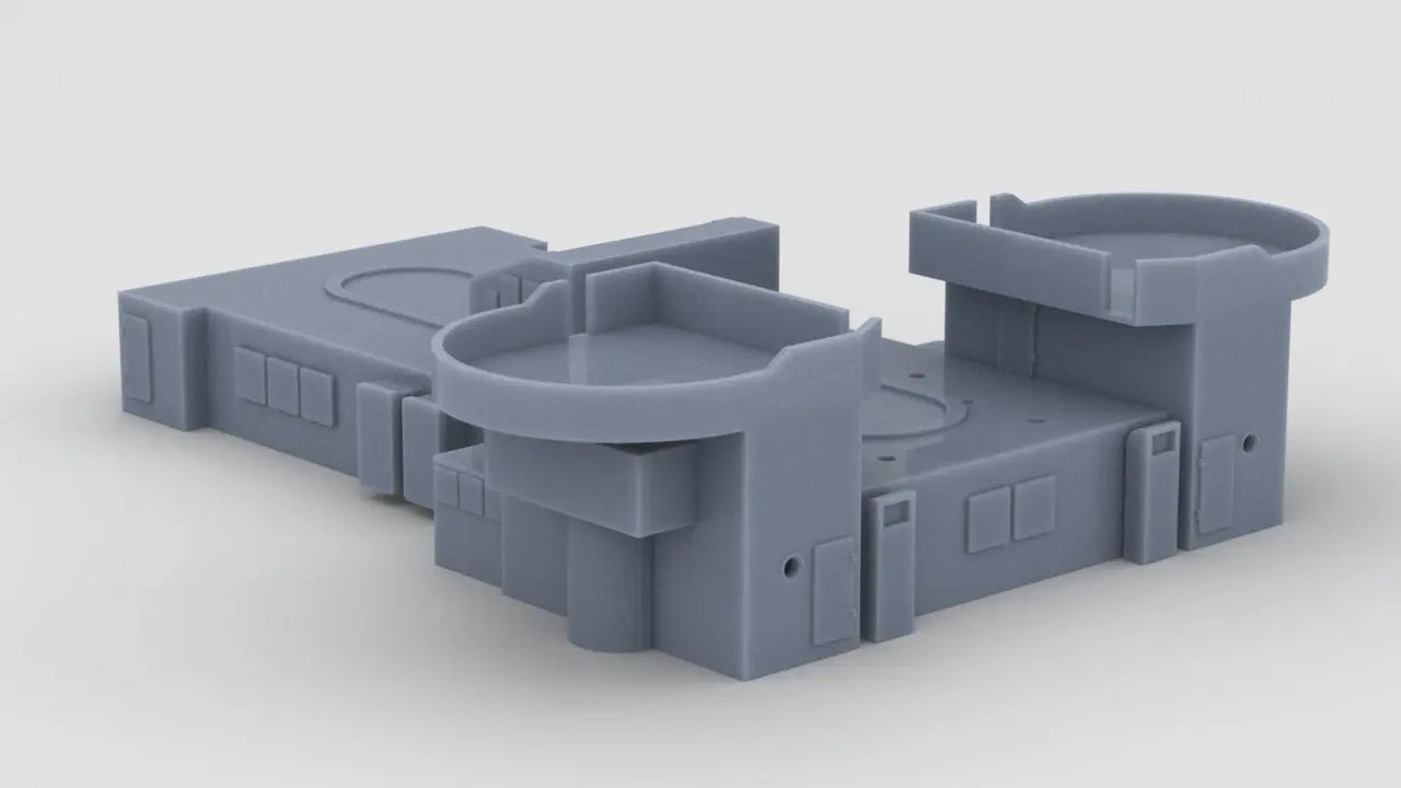 1/600 HMS Barham Superstructure Amidships Resin3Dinteractive