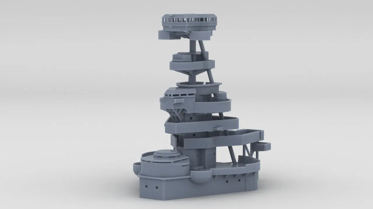 1/600 HMS Barham Superstructure Forward Bridge Resin3Dinteractive