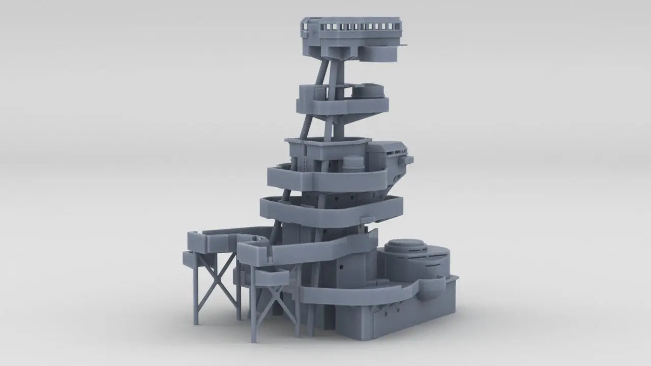1/600 HMS Barham Superstructure Forward Bridge Resin3Dinteractive