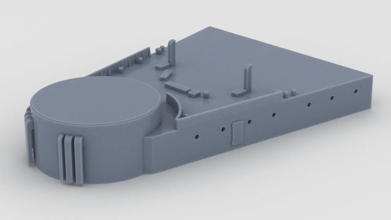 1/600 HMS Barham Superstructure Forward Deck 1 Resin3Dinteractive