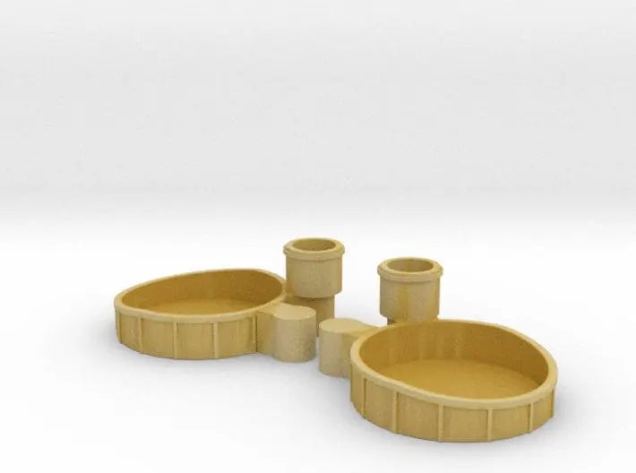 1/600 Richelieu forward 40mm tub sets - distefan 3d print