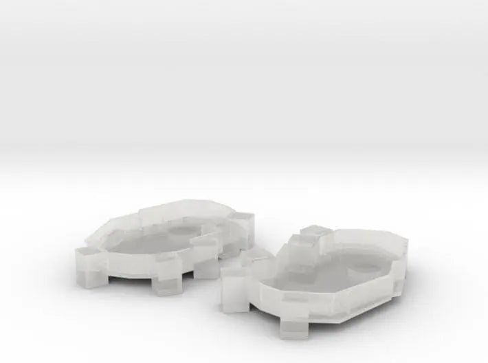 1/600 Richelieu structure1 midship tubs 2x twin mount