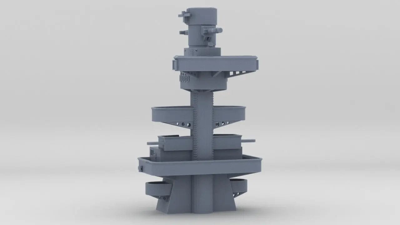 1/600 DKM Admiral Scheer Tower - distefan 3d print