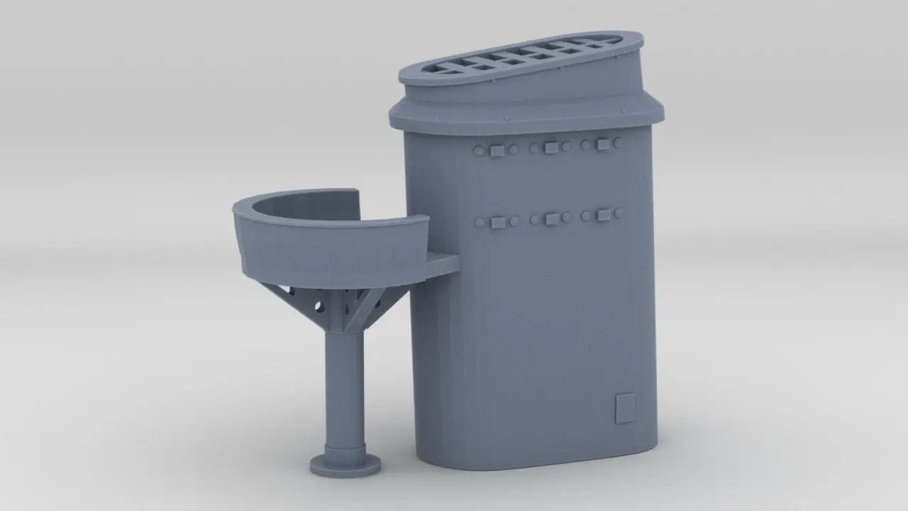 1/600 DKM Narvik Z37 Amidships Funnel - distefan 3d print
