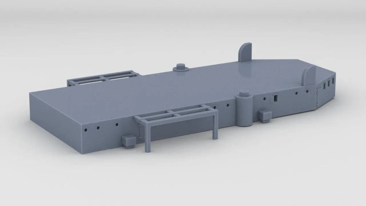 1/600 HMS Exeter Aft Deck 1 - distefan 3d print