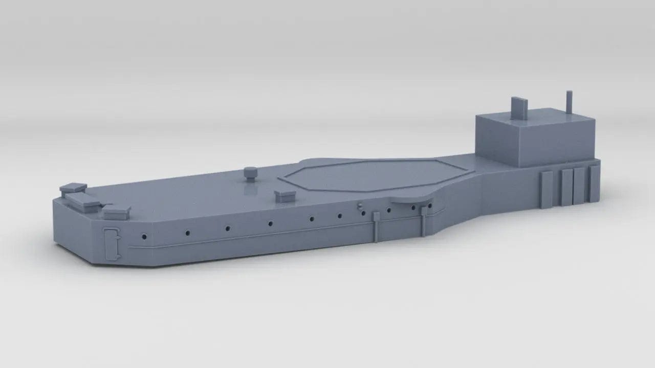 1/600 HMS Exeter Forward Deck 1 - distefan 3d print