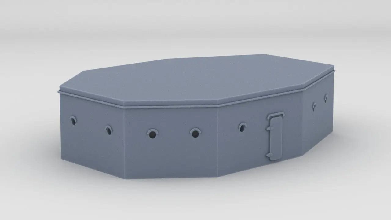 1/600 HMS Exeter Forward Deck 2 - distefan 3d print