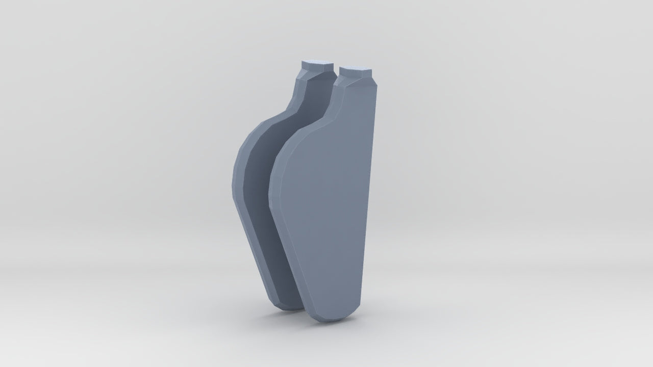 1/64 US 83-foot Patrol Boat Rudder Set (2pcs) - distefan 3d print
