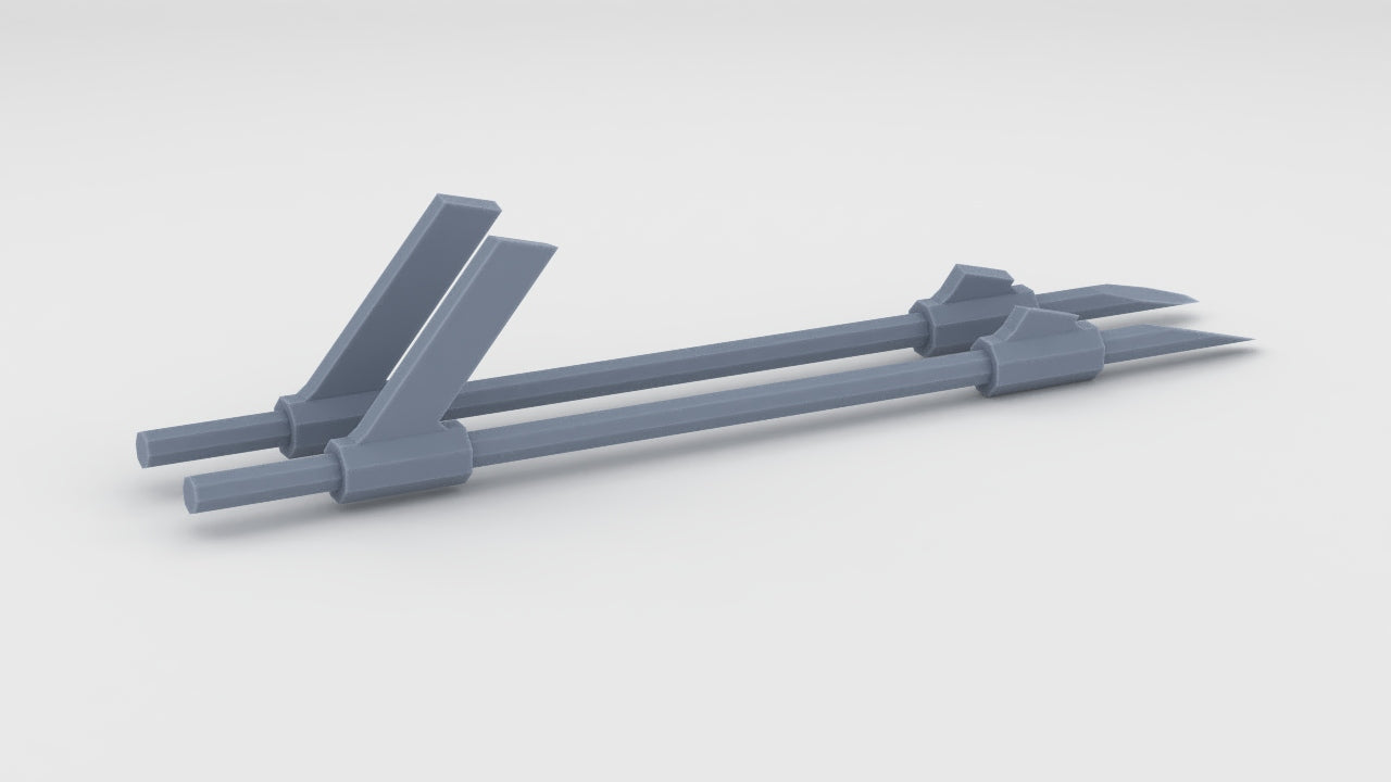 1/64 US 83-foot Patrol Boat Shaft Set (2pcs) - distefan 3d print