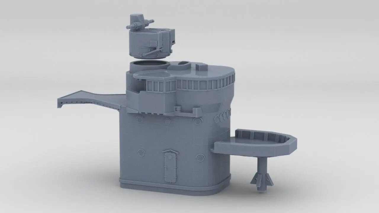 1/700 IJN Kagero Command Bridge - distefan 3d print