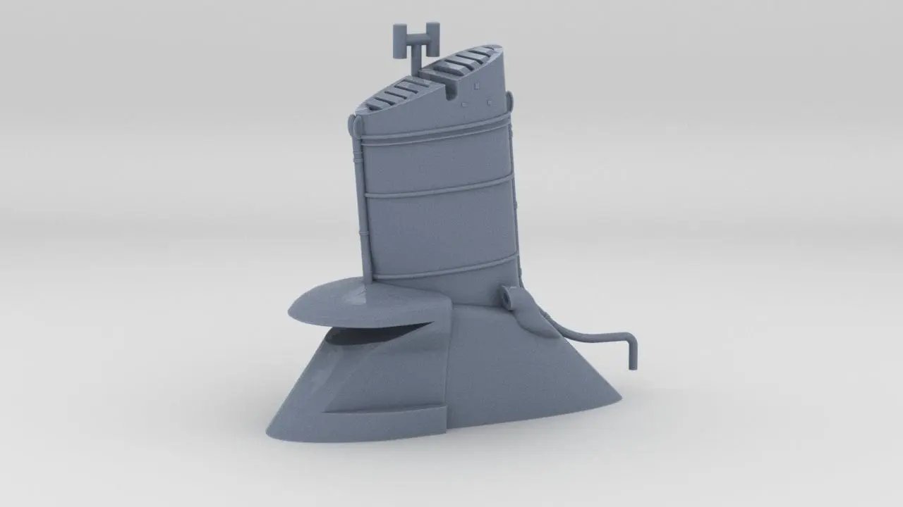1/700 IJN Kagero Funnel 1 - distefan 3d print