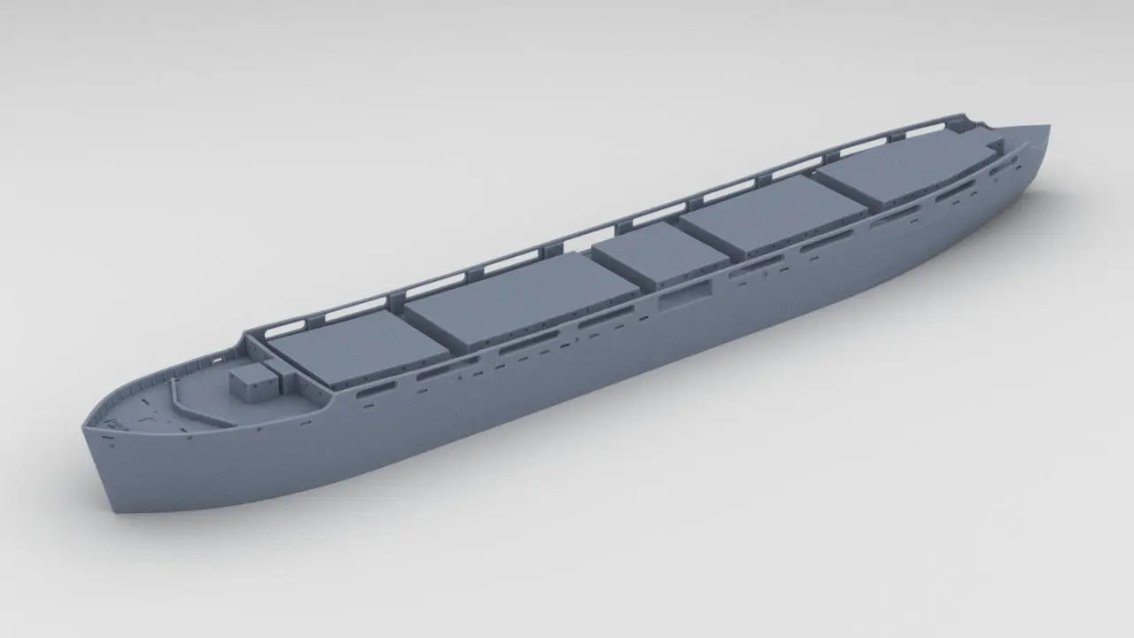 1/700 USAHS Wisteria Hull Waterline - distefan 3d print