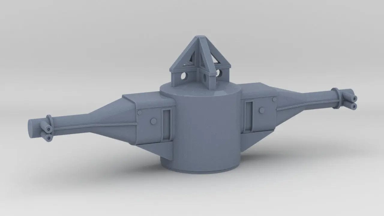 1/700 DKM Lutzow Aft Rangefinder - distefan 3d print