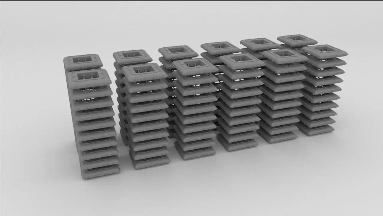 1/700 DKM Naval Life Rafts Set 120pcs - distefan 3d print