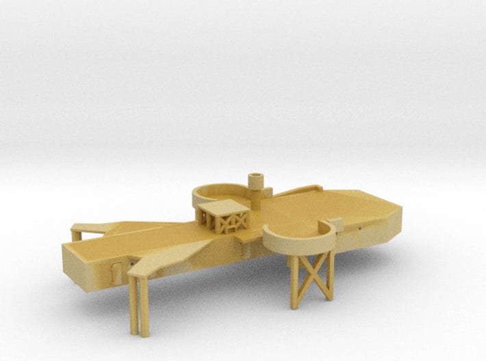 1/700 HMS Exeter aft deck 2 - distefan 3d print