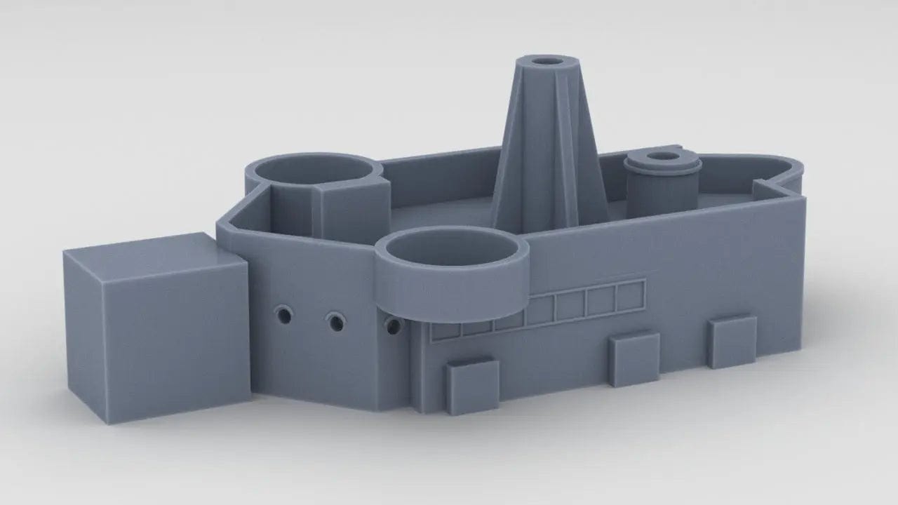 1/700 HMS Exeter aft deck 3 - distefan 3d print