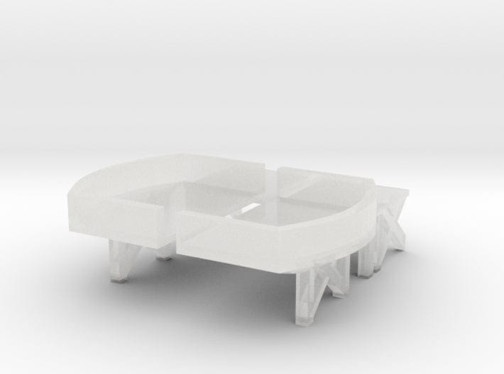 1/700 HMS Exeter amidship platform twin mounts - distefan 3d print