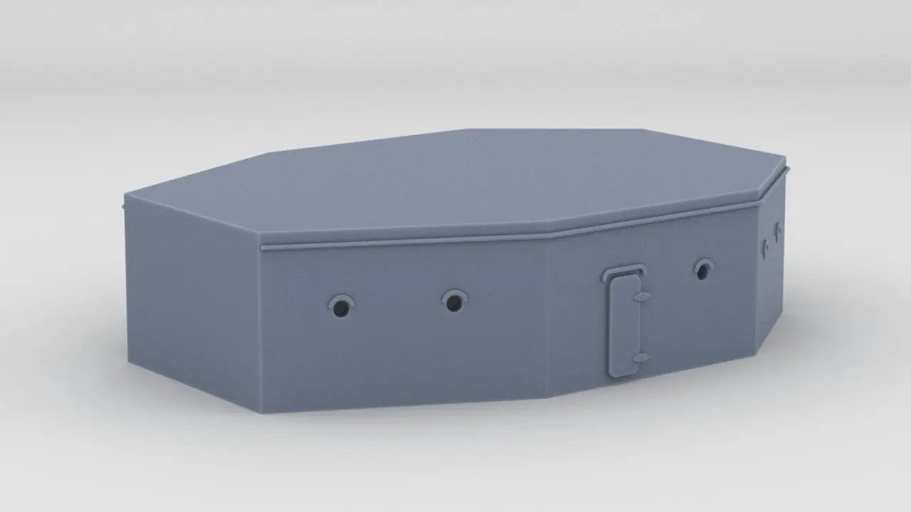 1/700 HMS Exeter Forward Deck 2 - distefan 3d print