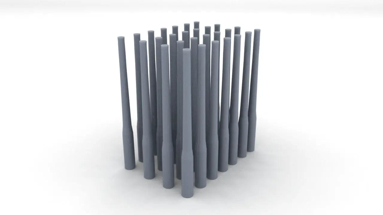 1/700 USS 12-Inch 45 Cal Mark 5 Gun Barrel Set (20pcs) - distefan 3d print