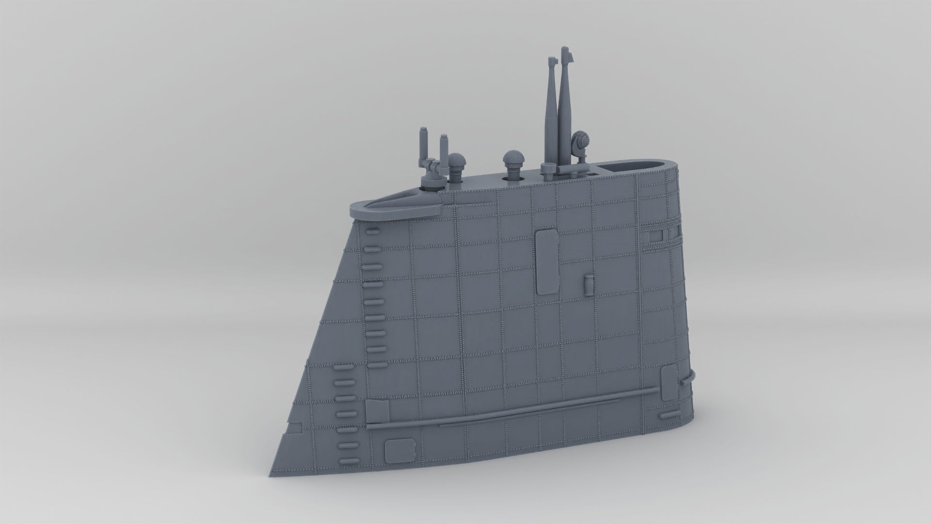 1/72 USS Razorback Fairwater - Resin3Dinteractive
