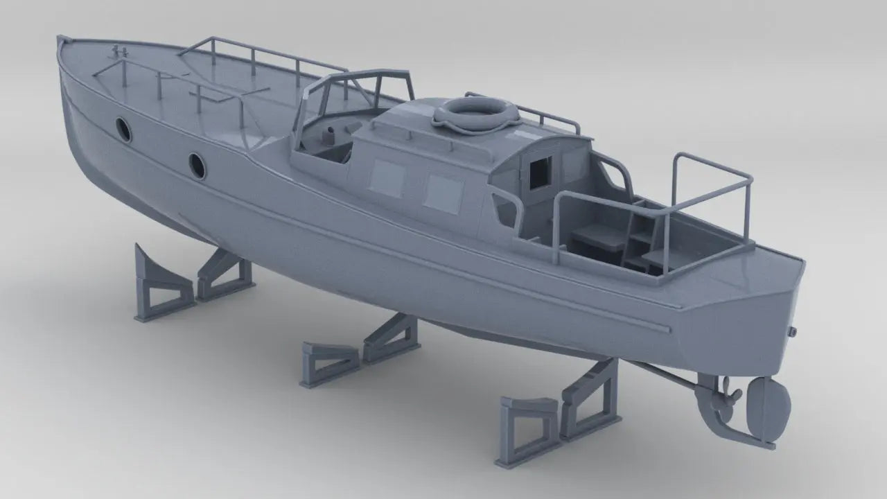 1/72 DKM 11m Admiral's Gig Resin3Dinteractive