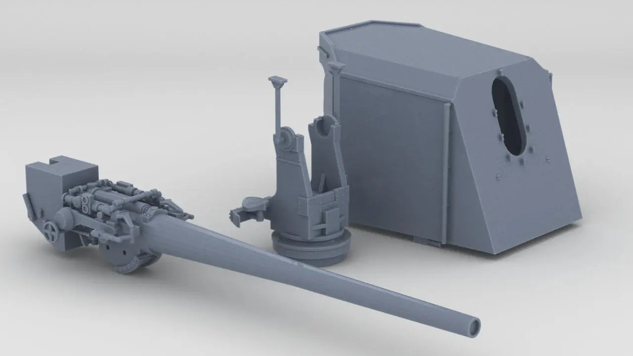 1/72 DKM 15 cm/55 (5.9") SK C/28 Gun Mount Kit - distefan 3d print
