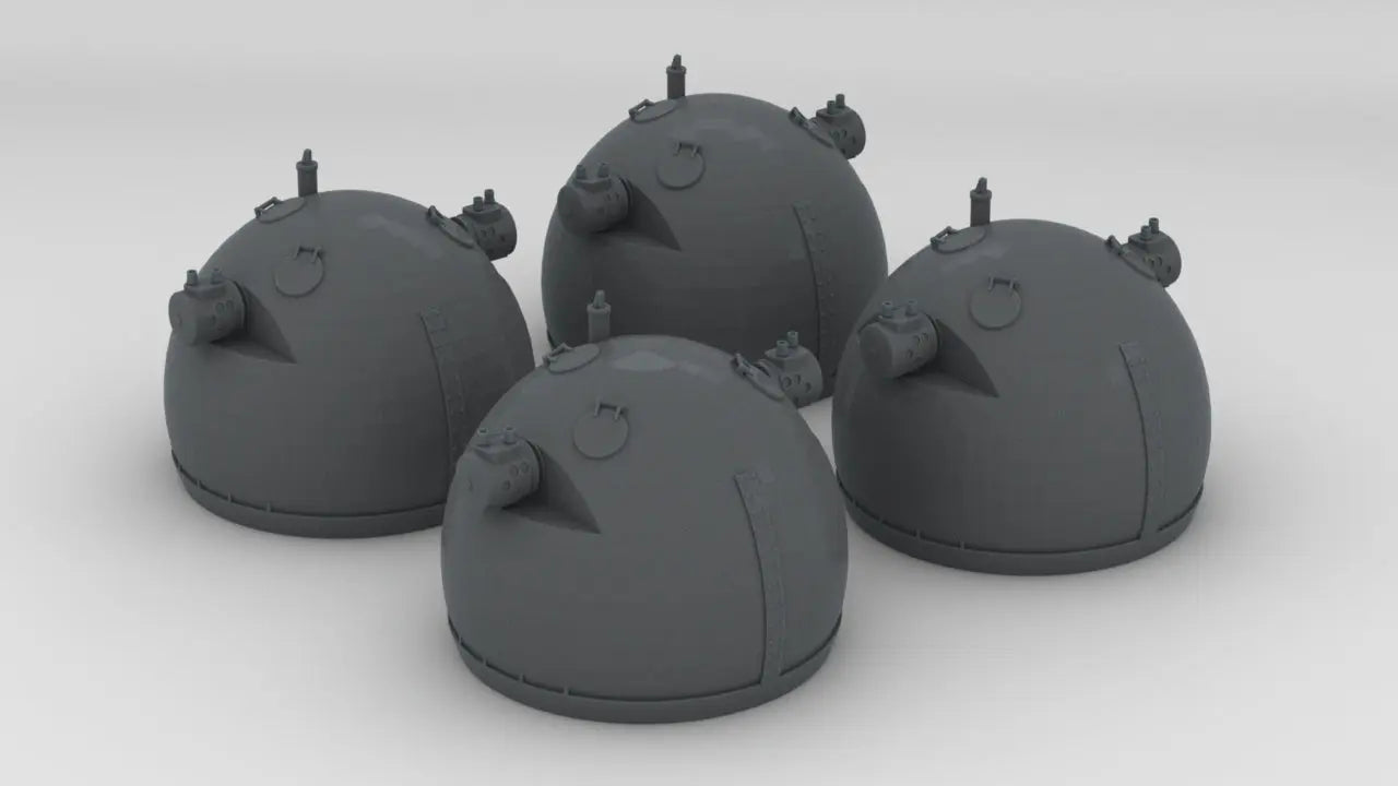 1/72 DKM 4m Type SL-8 Rangefinder Set (4pcs) - distefan 3d print