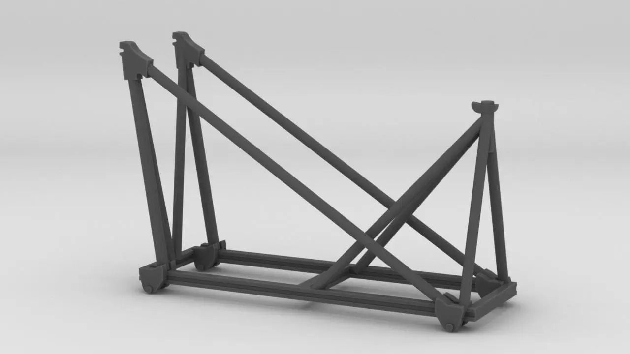 1/72 DKM Bismarck Catapult Trailer - distefan 3d print