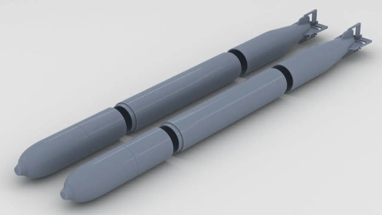 1/72 DKM G7 Torpedo (21 in) Kits Resin3Dinteractive