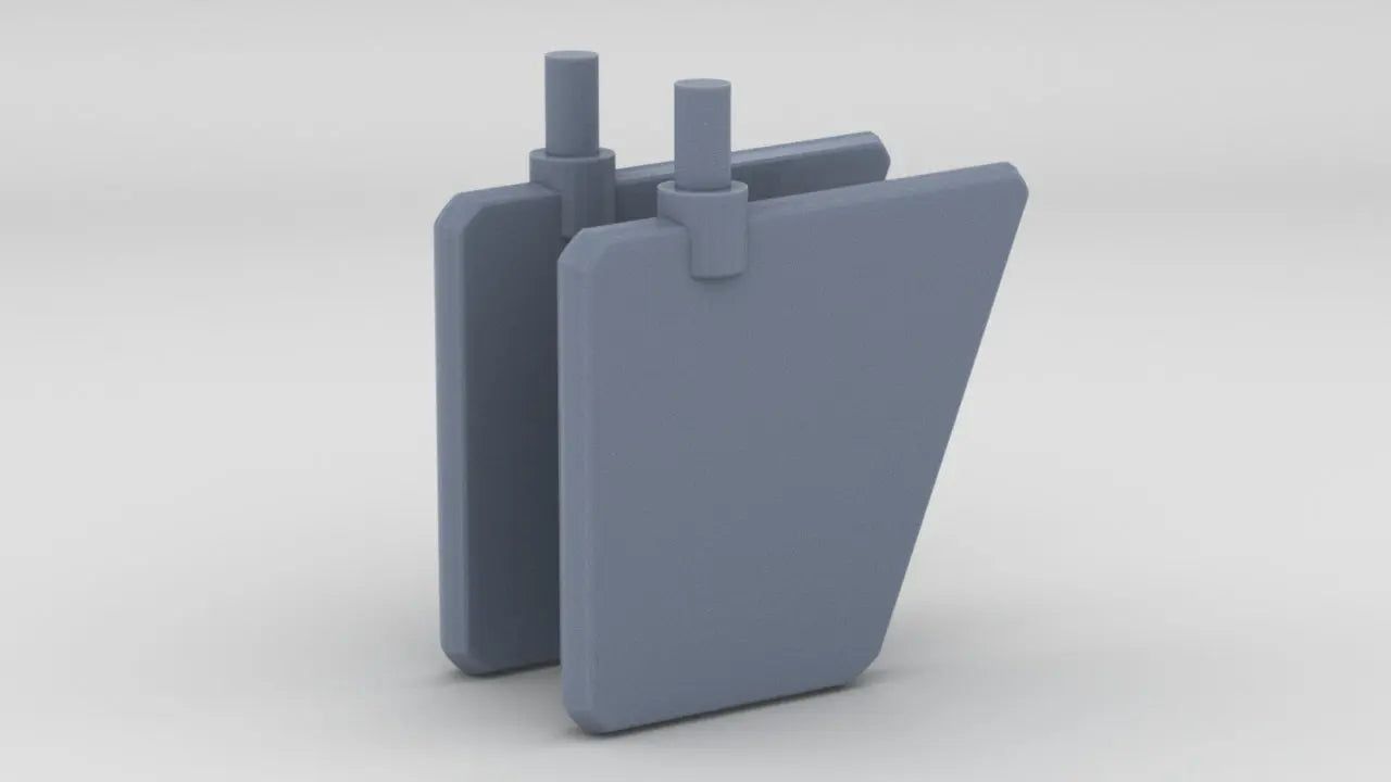 1/72 DKM Narvik Z37 Rudders Set 3dspro