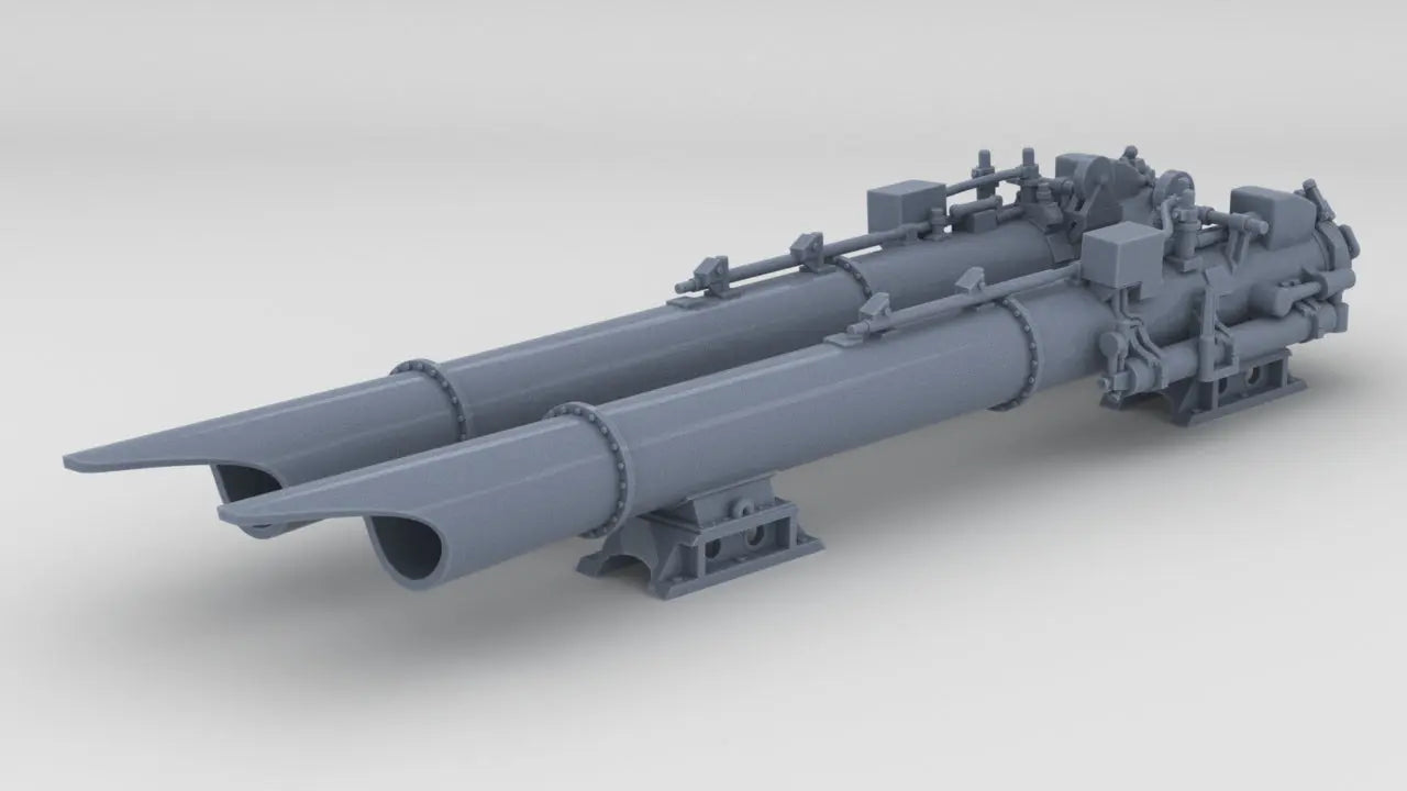 1/72 DKM Raumboote R-301 Torpedo Launchers Set Resin3Dinteractive