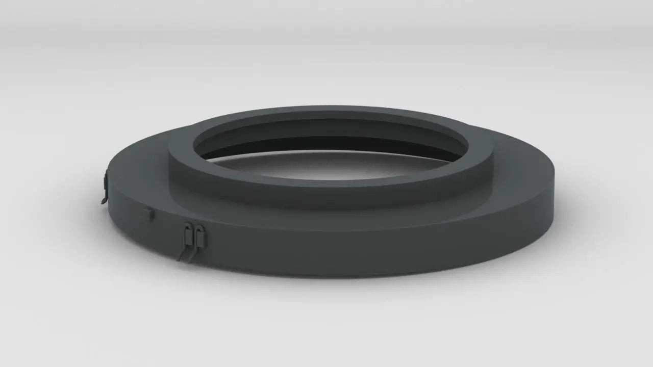 1/72 DKM Scharnhorst Barbette 28cm Turret A - distefan 3d print