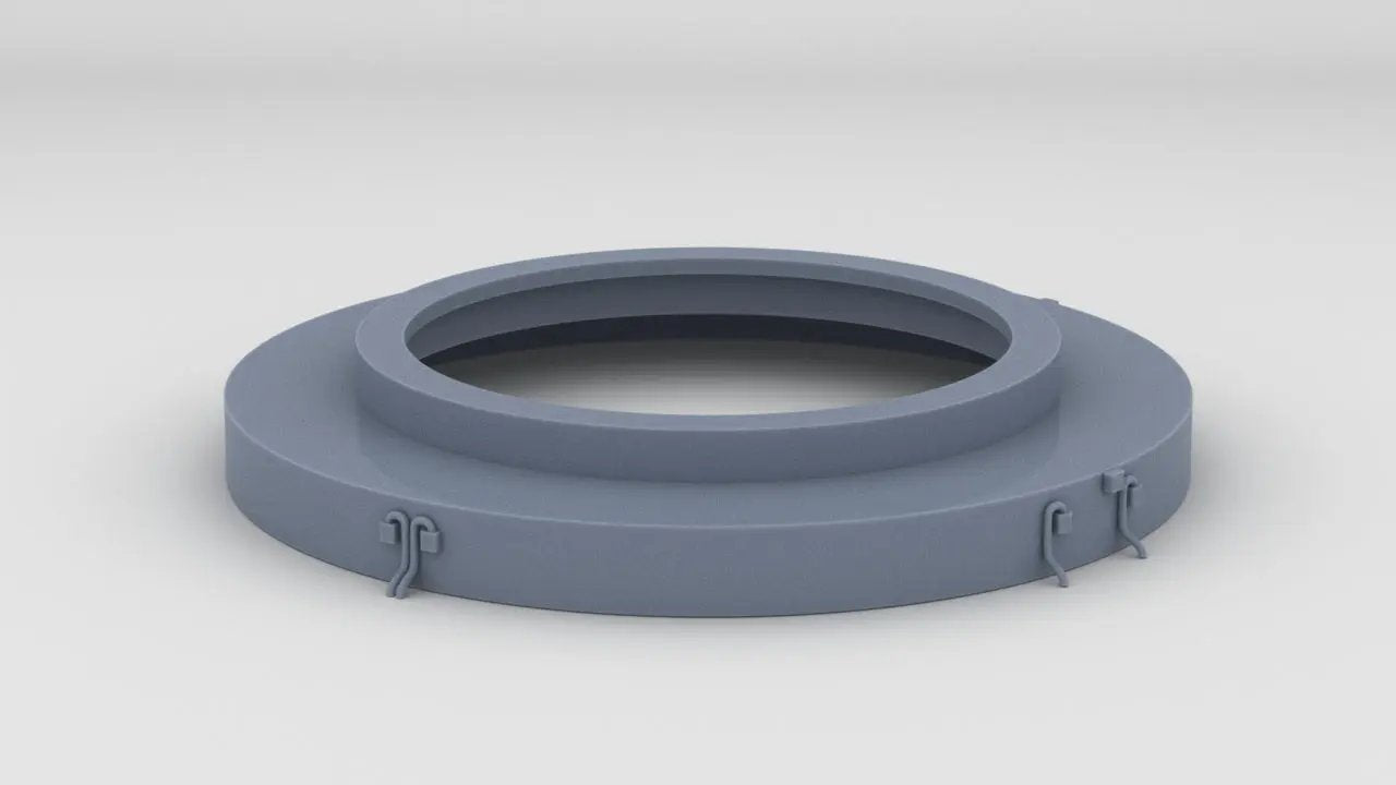 1/72 DKM Scharnhorst Barbette 28cm Turret B - distefan 3d print