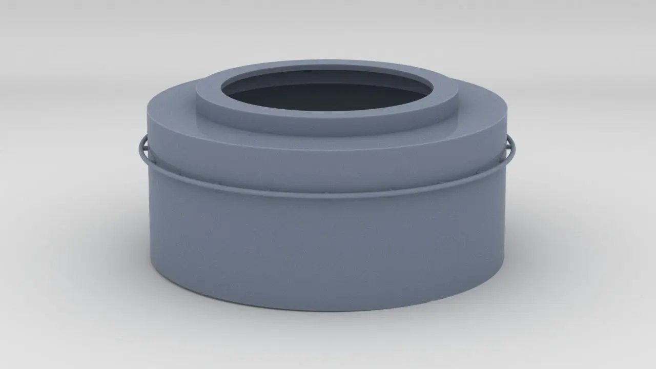 1/72 DKM Scharnhorst Barbette 28cm Turret C - distefan 3d print