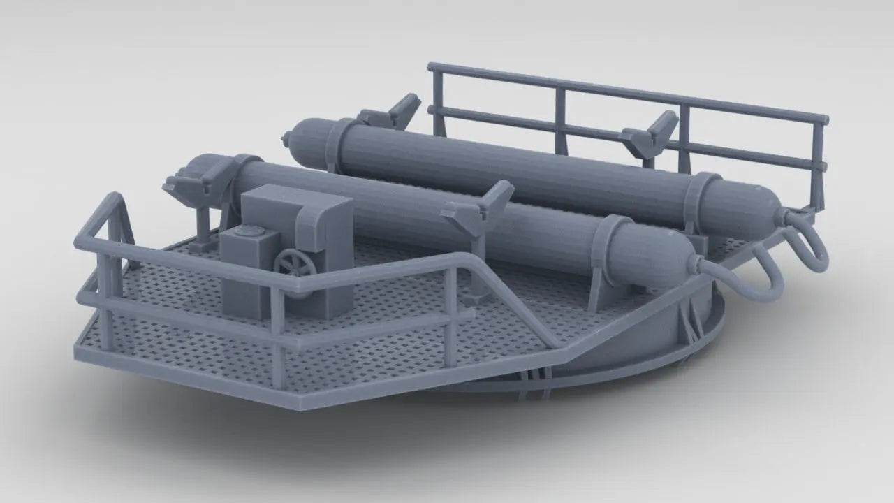 1/72 DKM Scharnhorst Seaplane Catapult Base Protosoon