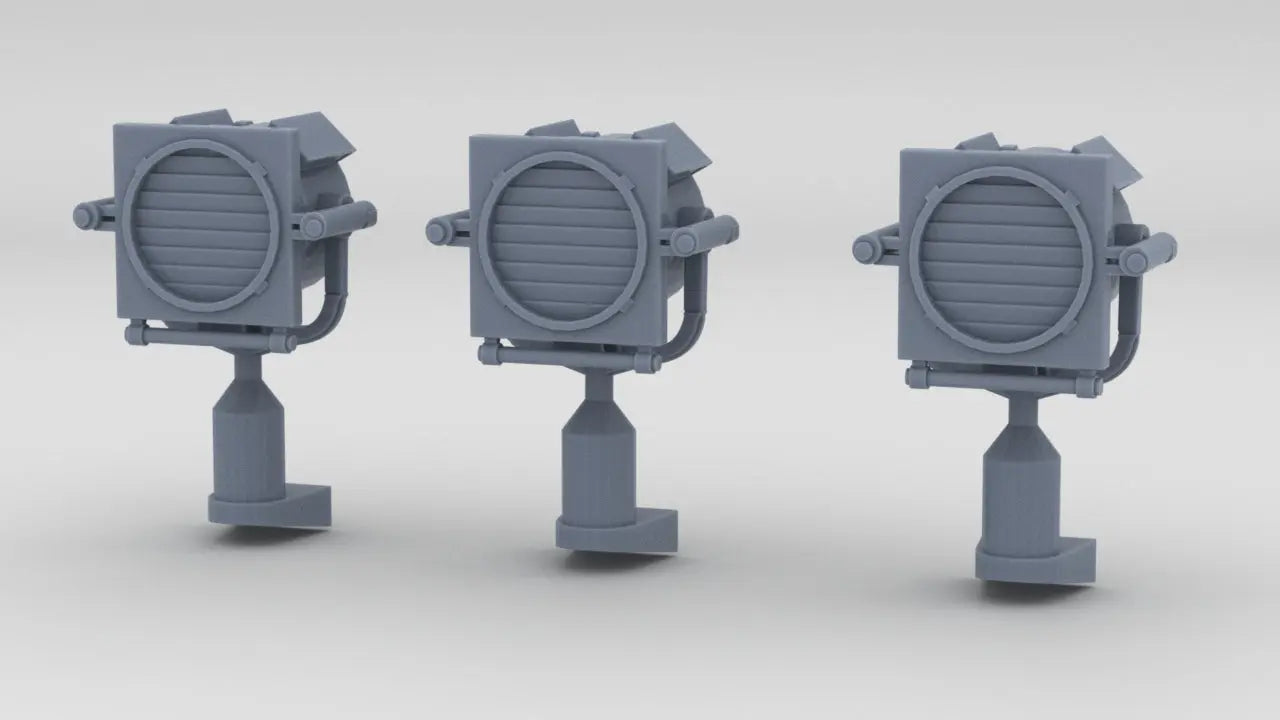 1/72 DKM Signal Lamp Set (3pcs) Resin3Dinteractive