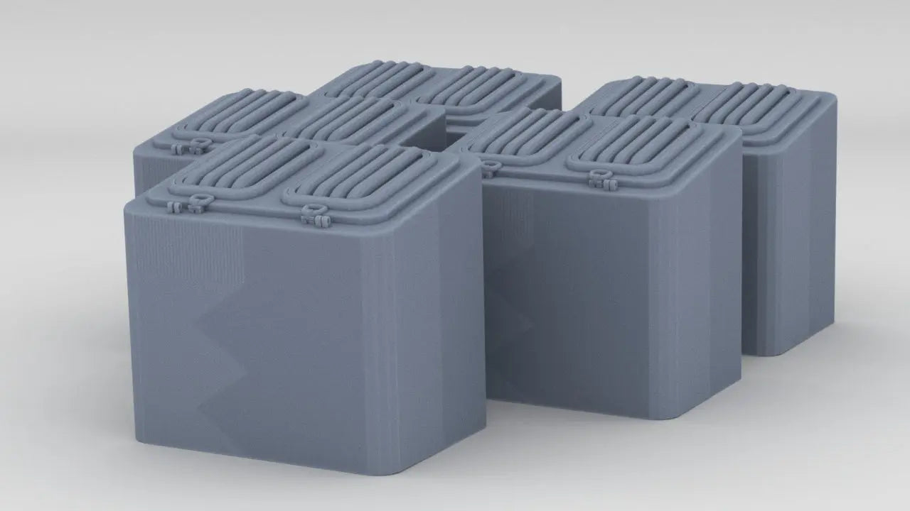 1/72 DKM Skylight Small w/o Lid Set (5pcs) Resin3Dinteractive