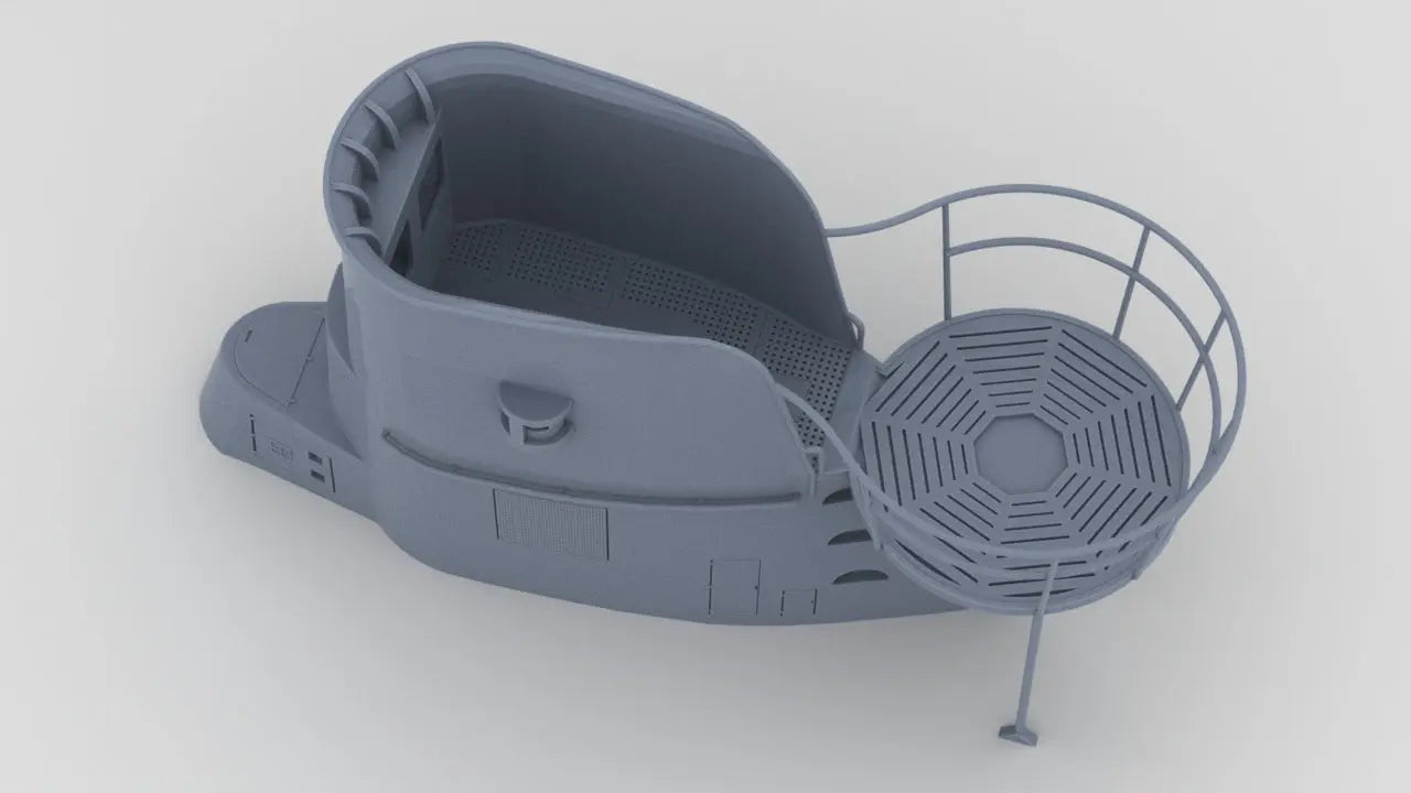 1/72 DKM U-Boot II/B Conning Tower Resin3Dinteractive