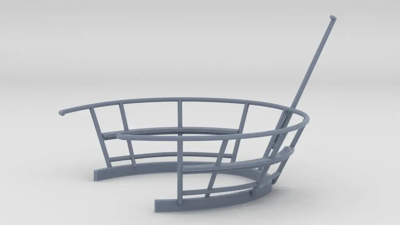 1/72 DKM U-Boot IXC/40 Conning Tower Railing Resin3Dinteractive