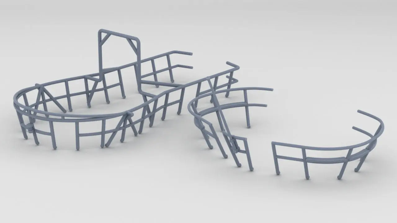 1/72 DKM U-Boot IXC U-505 Conning Tower Railing Set Resin3Dinteractive