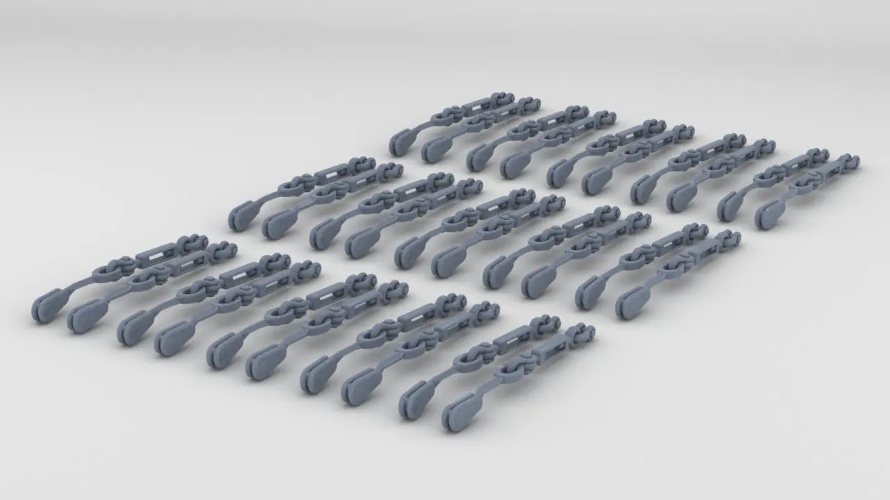 1/72 DKM U-Boot Turnbuckles Set (30pcs) Resin3Dinteractive